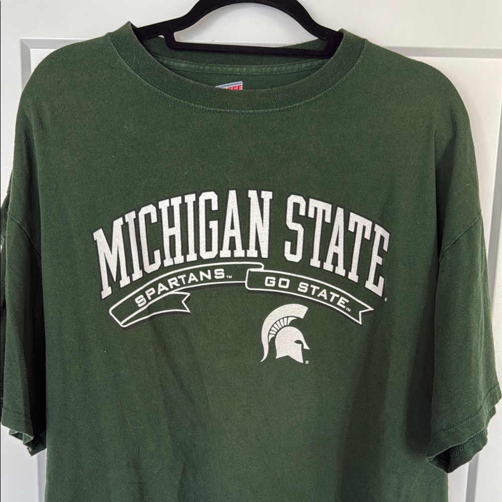 Soffe Green Michigan State Tee